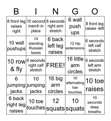 Exercise Roulette .